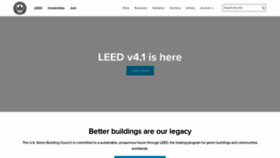 What Usgbc.org website looked like in 2018 (5 years ago)
