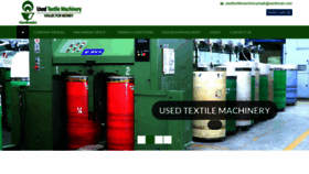 What Usedtextilemachinery4sale.com website looked like in 2018 (5 years ago)