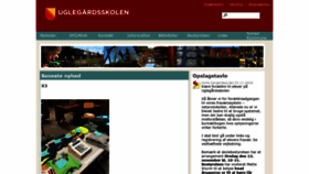 What Uglegaardsskolen.dk website looked like in 2018 (5 years ago)