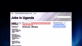 What Uganda.hotkenyanjobs.com website looked like in 2018 (5 years ago)