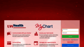 What Uwhealthmychart.org website looked like in 2018 (5 years ago)