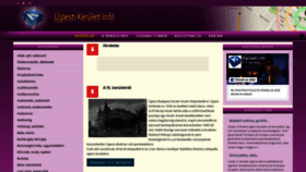 What Ujpesti.info website looked like in 2018 (5 years ago)