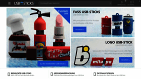 What Usb-sticks.com website looked like in 2018 (5 years ago)