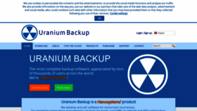 What Uranium-backup.com website looked like in 2018 (5 years ago)