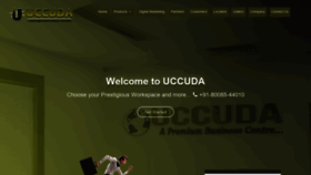What Uccuda.com website looked like in 2018 (5 years ago)