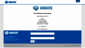 What Unisite.com website looked like in 2018 (5 years ago)