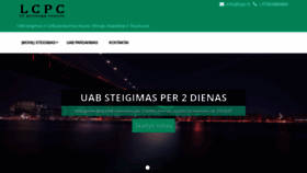 What Uab-steigimas.lt website looked like in 2018 (5 years ago)