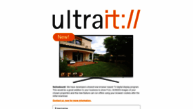 What Ultrait.me website looked like in 2018 (5 years ago)