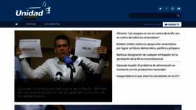 What Unidadvenezuela.org website looked like in 2018 (5 years ago)