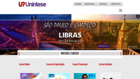What Unintese.com.br website looked like in 2018 (5 years ago)