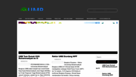 What Umb.ac.id website looked like in 2018 (5 years ago)
