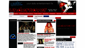 What Undercover.fm website looked like in 2018 (5 years ago)