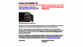 What Urs-beeler.ch website looked like in 2018 (5 years ago)