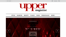 What Uppermagazine.it website looked like in 2018 (5 years ago)