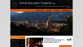 What Uffizi-gallery-tickets.com website looked like in 2018 (5 years ago)