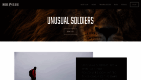 What Unusualsoldiers.com website looked like in 2018 (5 years ago)