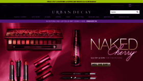 What Urbandecay.de website looked like in 2018 (5 years ago)