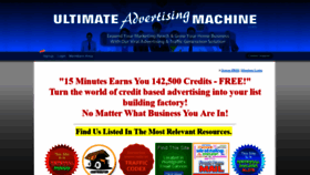 What Ultimateadvertisingmachine.com website looked like in 2018 (5 years ago)