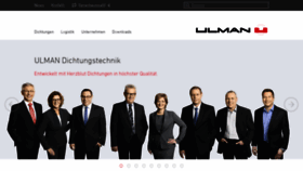 What Ulman.de website looked like in 2018 (5 years ago)