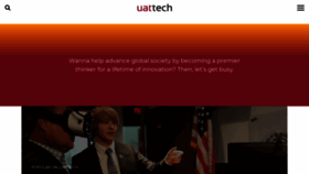 What Uattech.com website looked like in 2018 (5 years ago)