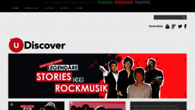 What Udiscover-music.de website looked like in 2018 (5 years ago)