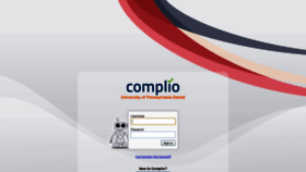 What Upenndental.complio.com website looked like in 2018 (5 years ago)