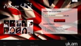 What Uk.am website looked like in 2018 (5 years ago)