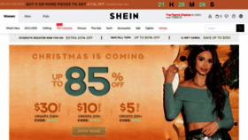 What Us.shein.com website looked like in 2018 (5 years ago)