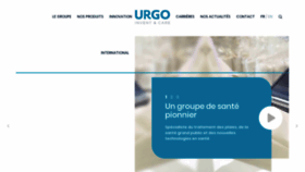 What Urgo-group.fr website looked like in 2018 (5 years ago)