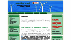 What Usethewind.co.uk website looked like in 2018 (5 years ago)