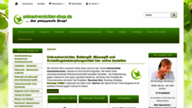 What Unkrautvernichter-shop.de website looked like in 2018 (5 years ago)