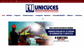 What Unicuces.edu.co website looked like in 2018 (5 years ago)