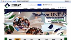 What Unipaz.edu.co website looked like in 2018 (5 years ago)