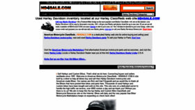 What Used-harley-davidsons.com website looked like in 2018 (5 years ago)