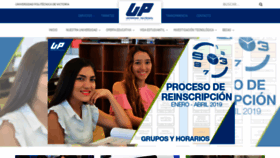 What Upvictoria.edu.mx website looked like in 2018 (5 years ago)
