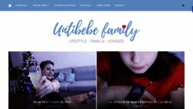 What Untibebe.com website looked like in 2018 (5 years ago)