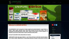 What Unipurebiotech.com website looked like in 2018 (5 years ago)