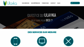 What Ulayka.com website looked like in 2018 (5 years ago)