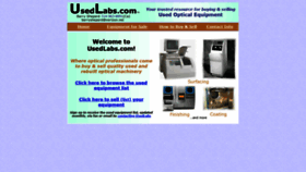 What Usedlabs.com website looked like in 2018 (5 years ago)