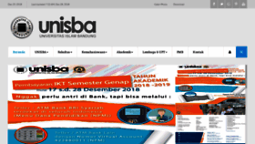 What Unisba.ac.id website looked like in 2018 (5 years ago)