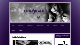 What Uminokaiju.com website looked like in 2018 (5 years ago)