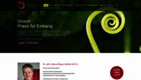 What Uni-son.de website looked like in 2019 (5 years ago)