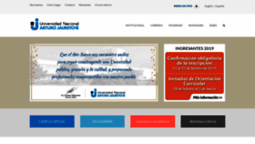 What Unaj.edu.ar website looked like in 2019 (5 years ago)