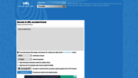 What Urlencoder.org website looked like in 2019 (6 years ago)
