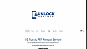 What Unlockpartner.com website looked like in 2019 (7 years ago)