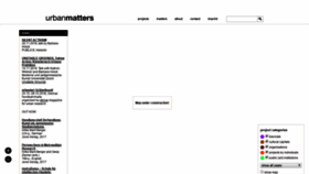 What Urban-matters.org website looked like in 2019 (5 years ago)