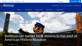 What Ucr.edu website looked like in 2019 (5 years ago)