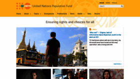 What Unfpa.org website looked like in 2019 (5 years ago)