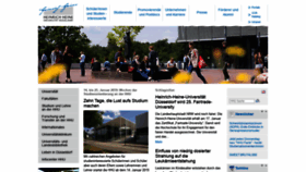 What Uni-duesseldorf.de website looked like in 2019 (5 years ago)