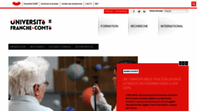 What Univ-fcomte.fr website looked like in 2019 (5 years ago)
